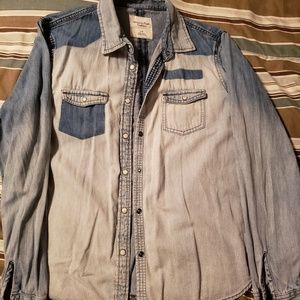 American Eagle denim shirt